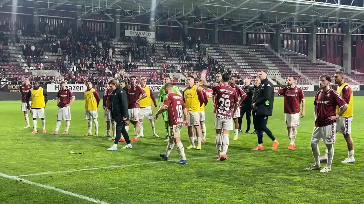Scandal la finalul meciului Rapid - U Cluj
