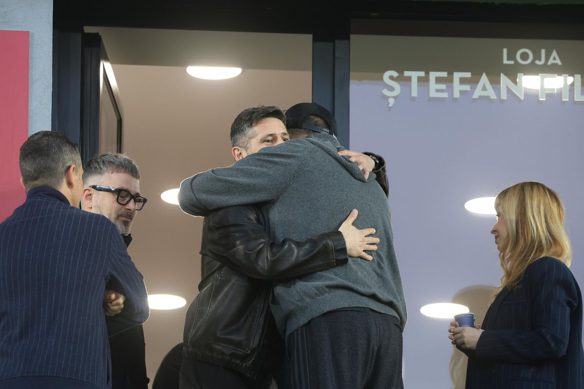 Cum au fost surprinși Dan și Diana Șucu cu câteva minute înainte de Rapid - U Cluj