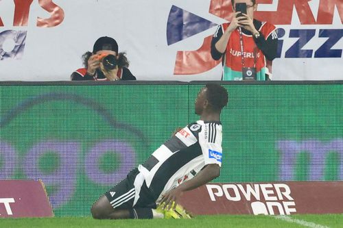 Mendy a înscris două goluri în Rapid - U Cluj // foto: Ionuț Iordache (GSP)