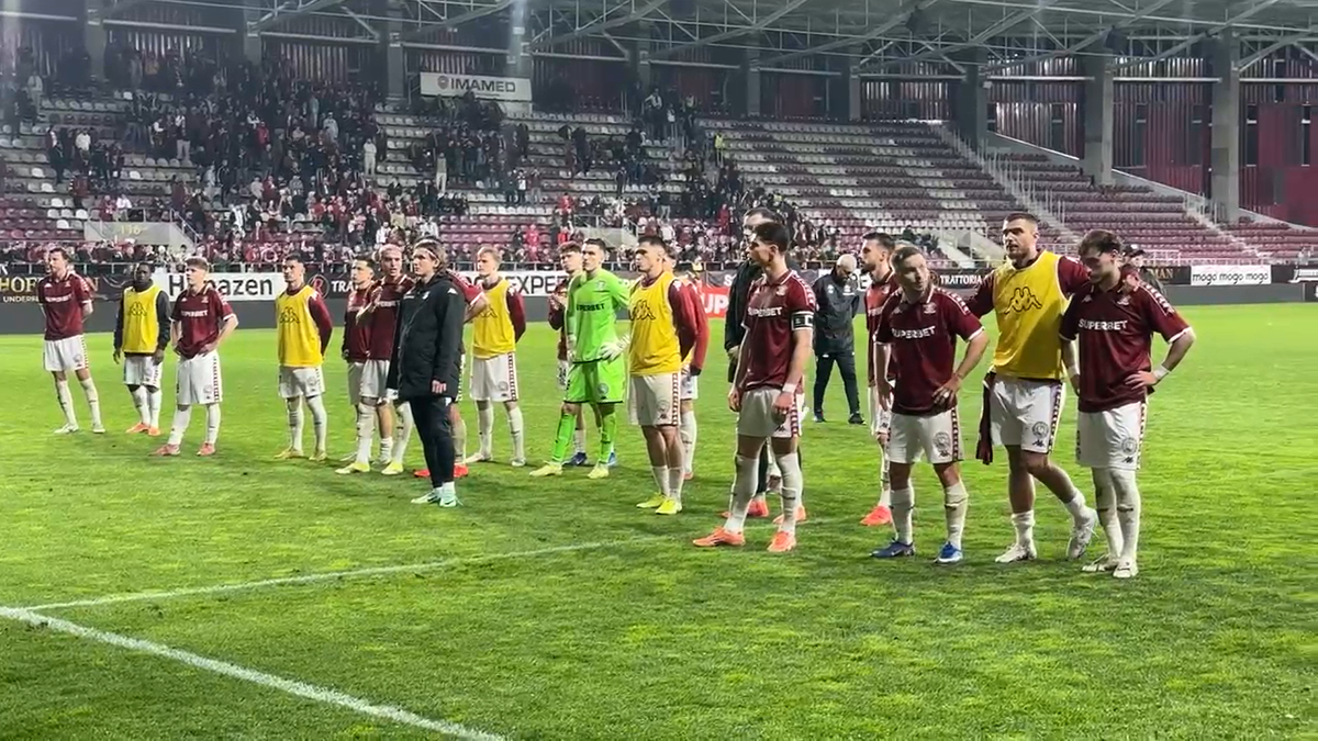 Scandal la finalul meciului Rapid - U Cluj