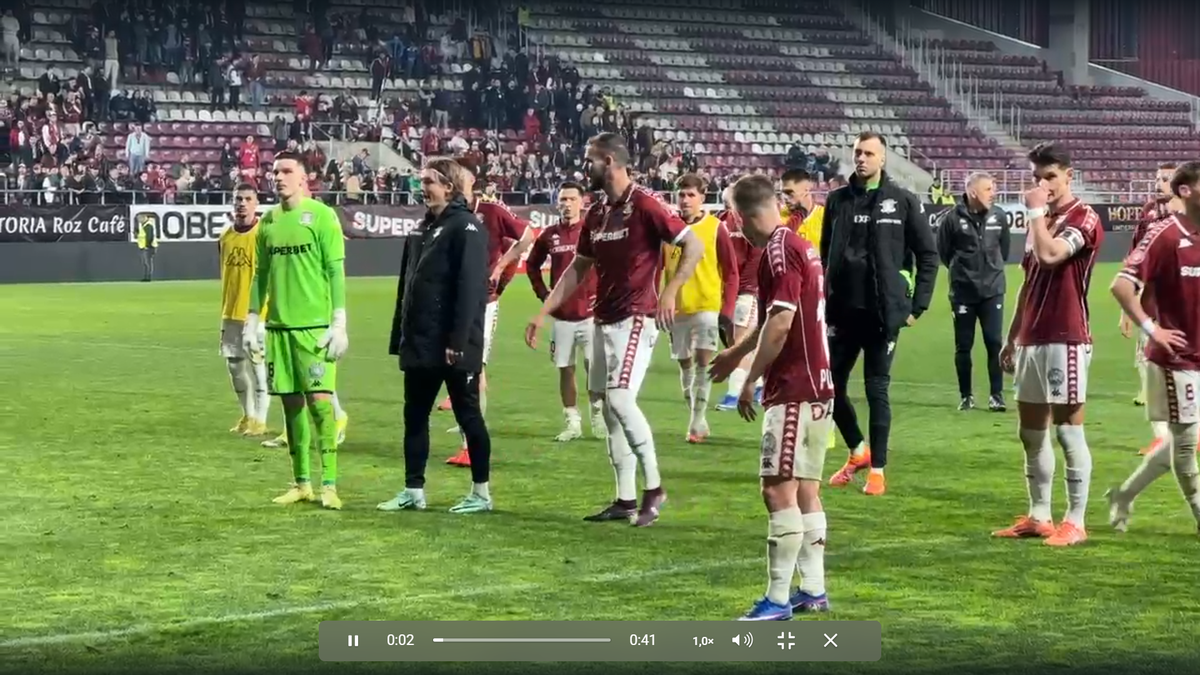 Scandal-monstru în Giulești, după Rapid - U Cluj » Jucătorii au fost înjurați de fani și loviți cu bățul de la tobă!