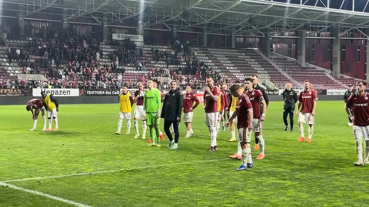Scandal-monstru în Giulești, după Rapid - U Cluj » Jucătorii au fost înjurați de fani și loviți cu bățul de la tobă!