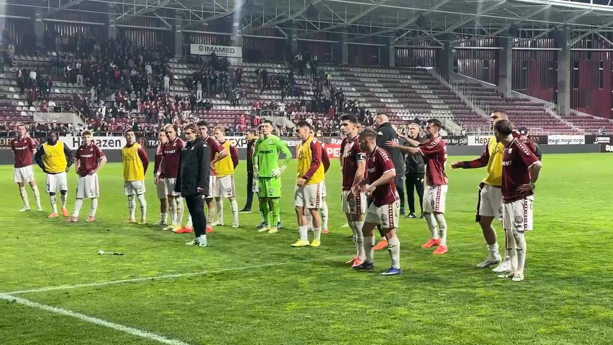 Scandal-monstru în Giulești, după Rapid - U Cluj » Jucătorii au fost înjurați de fani și loviți cu bățul de la tobă!
