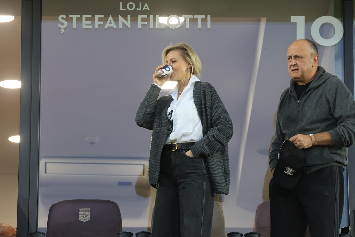 Cum au fost surprinși Dan și Diana Șucu înainte de Rapid - U Cluj