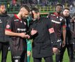 Zeljko Kopic, în dialog cu George Pușcaș, după FC Argeș - Dinamo 1-1, Eddy Gnahore în plan secundar // foto: Andrei Furnigă (GSP)