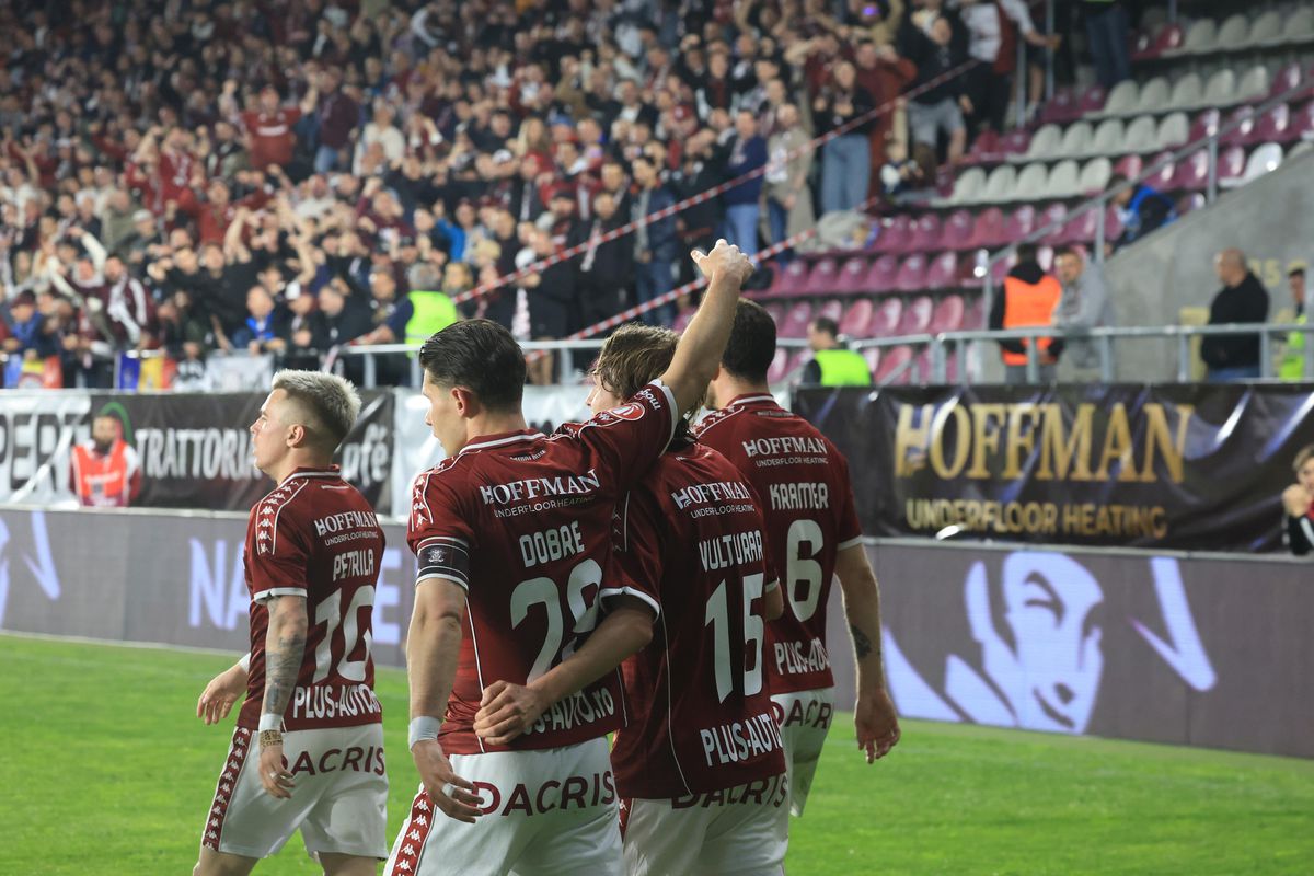 Rapid - U Cluj 1-2 » Plutind spre titlu: Mendy și Stanojev au făcut ce au vrut în Giulești!