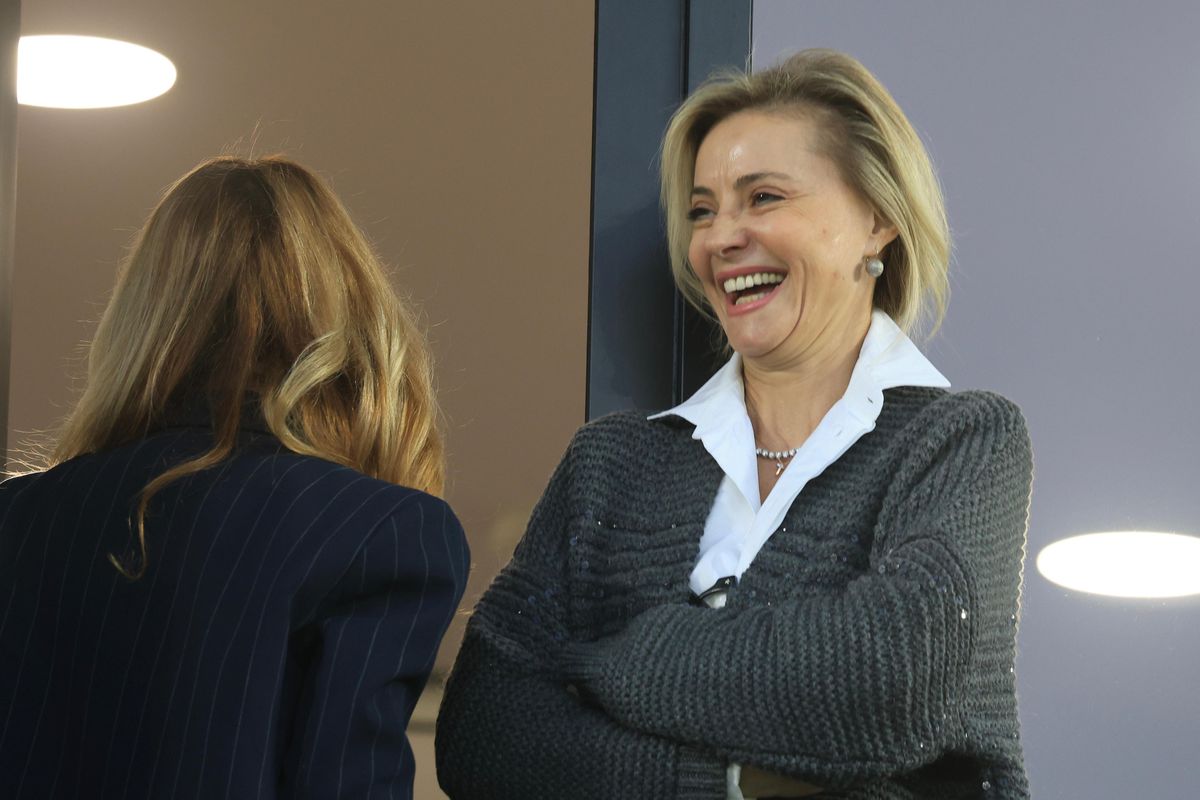 Diana și Dan Șucu în lojile din Giulești