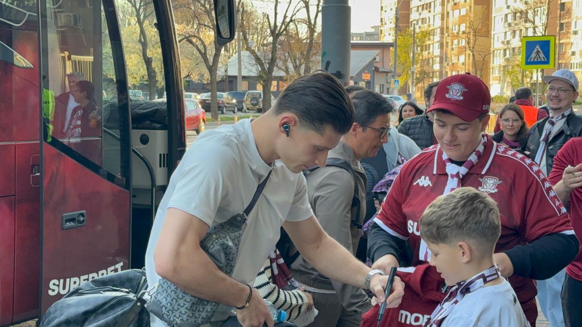 Imagini înainte de Rapid - U Cluj