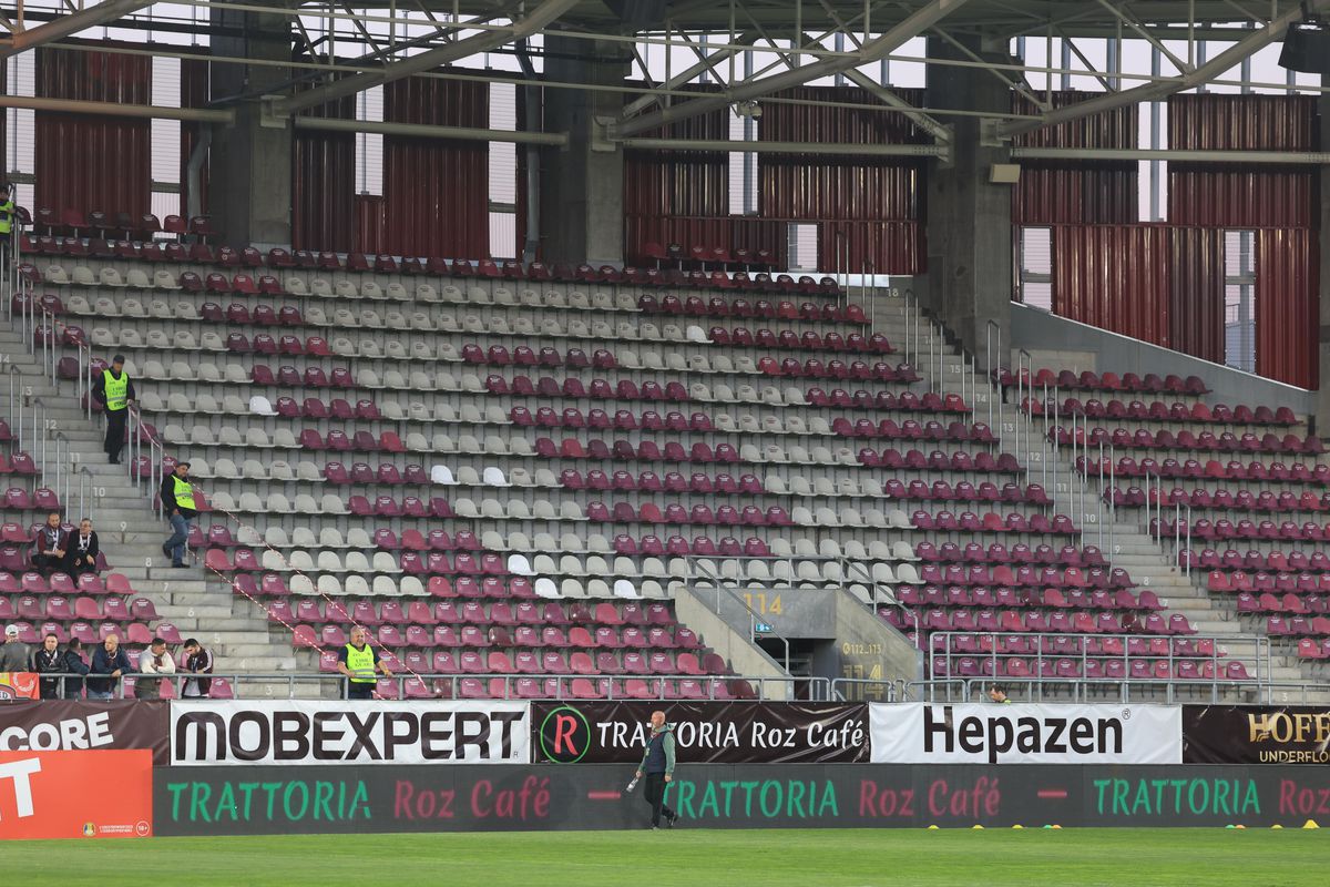 Imagini înainte de Rapid - U Cluj