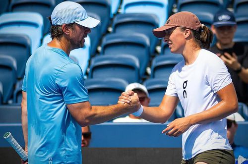 Wim Fissette, alături de Iga Swiatek // foto: Instagram @ Wim Fissette