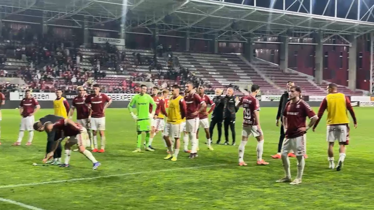 Scandal-monstru în Giulești, după Rapid - U Cluj » Jucătorii au fost înjurați de fani și loviți cu bățul de la tobă!