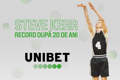 Steve Kerr (55 de ani), antrenorul celor de la Golden State Warriors, are locul asigurat în istoria NBA.