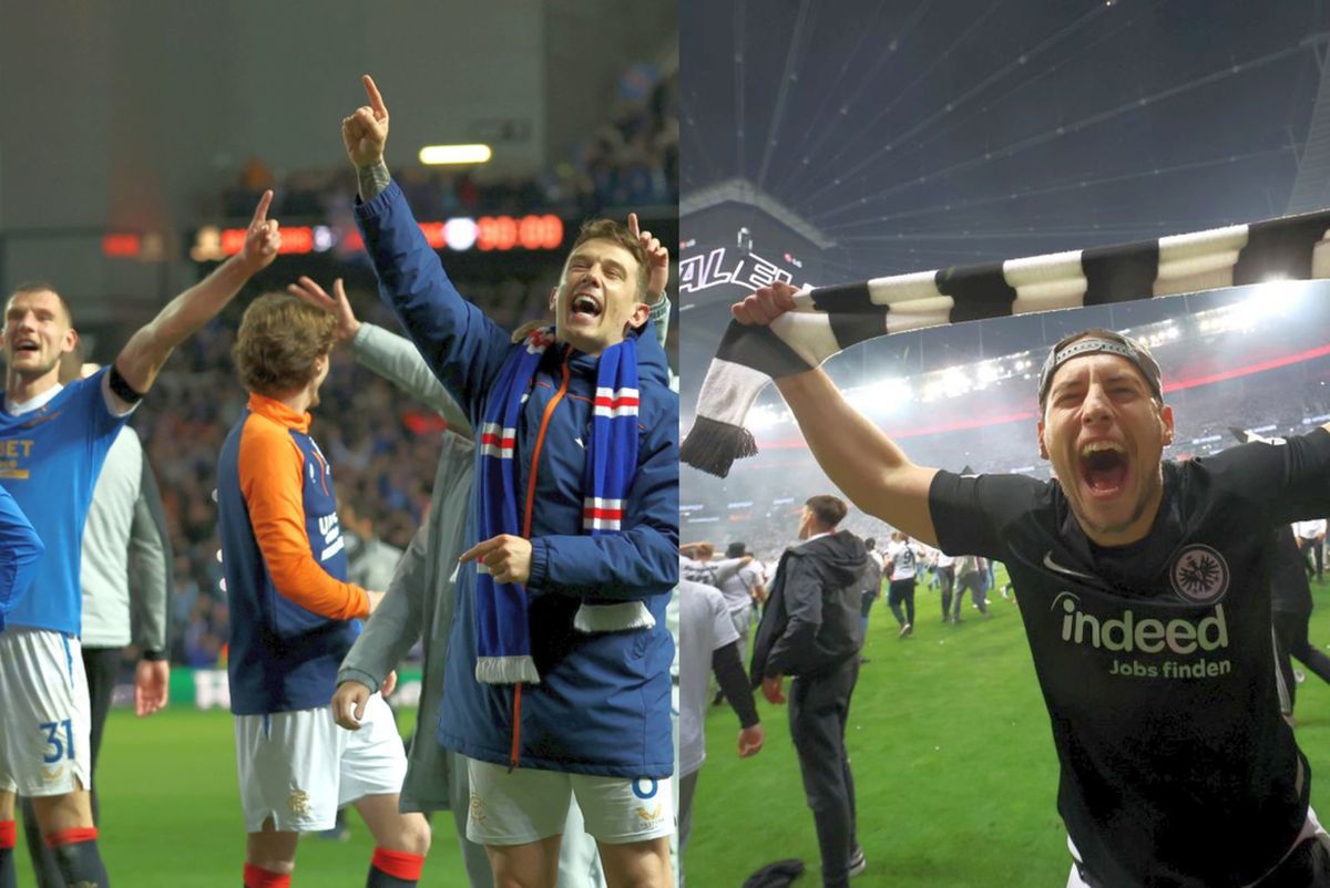 Cunoaștem finala Europa League! Fără Ianis Hagi, Rangers a produs surpriza și e în ultimul act! Finală cu Frankfurt, pe 18 mai + suporterii nemților au sărbătorit pe teren!