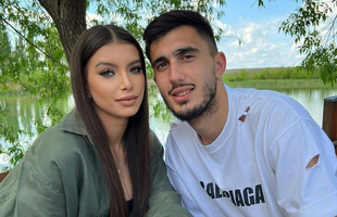 Andrei Ivan s-a logodit înainte de meciul cu FCSB. Superba lui iubită a făcut anunțul: „Am spus «DA»!”