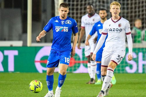 Răzvan Marin a reușit un dublu assist pentru Empoli. Foto: Imago Images