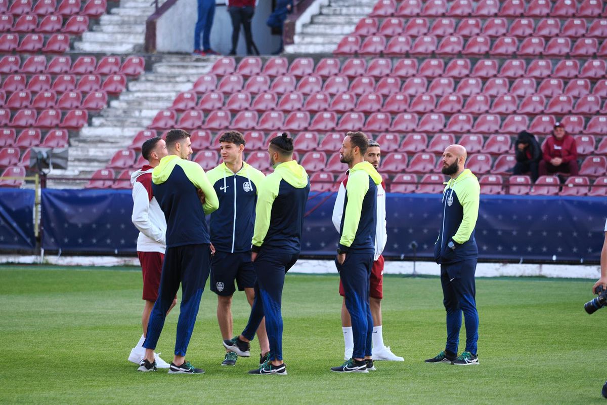 CFR Cluj - Rapid, imagini premergătoare meciului