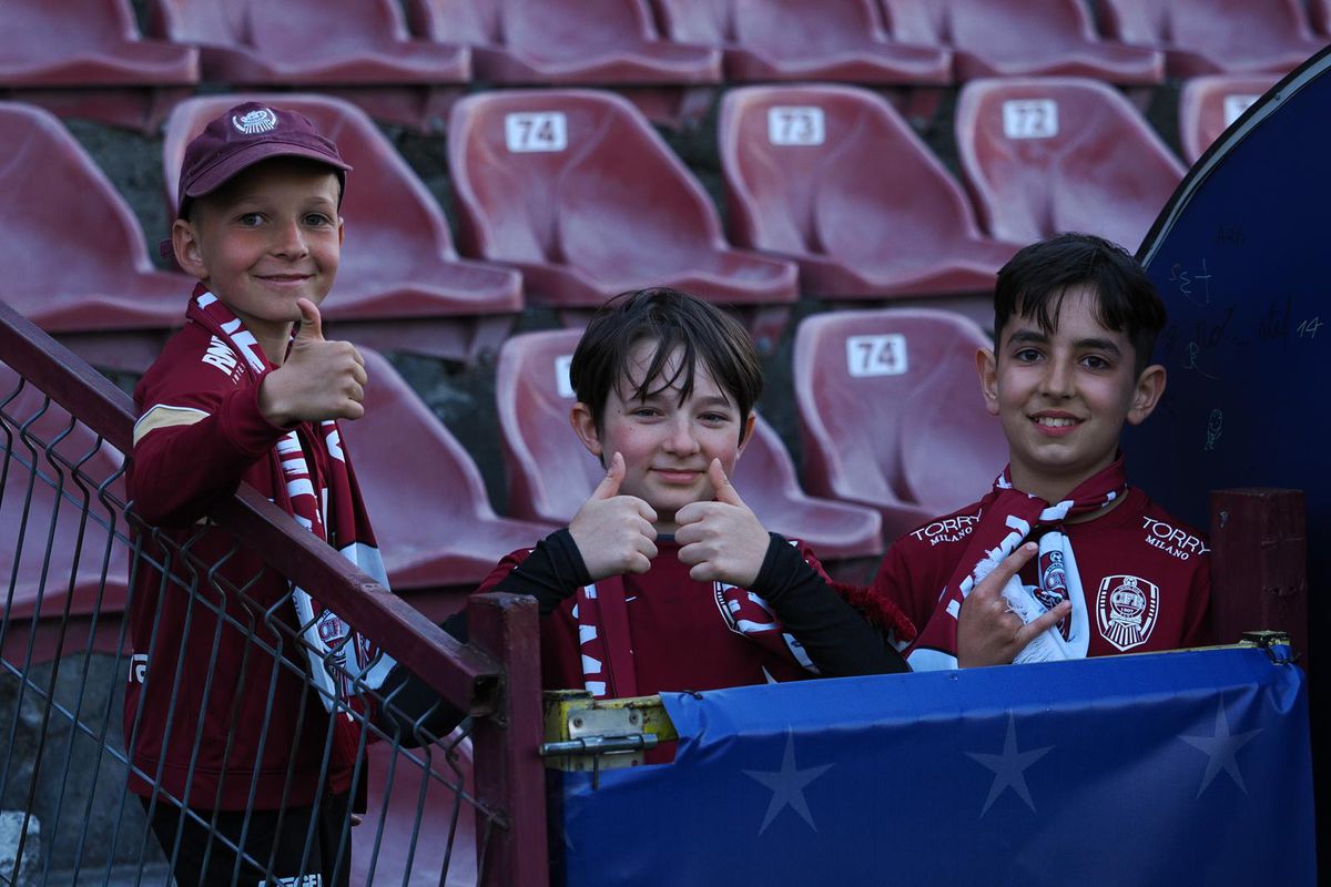 CFR Cluj - Rapid, imagini premergătoare meciului