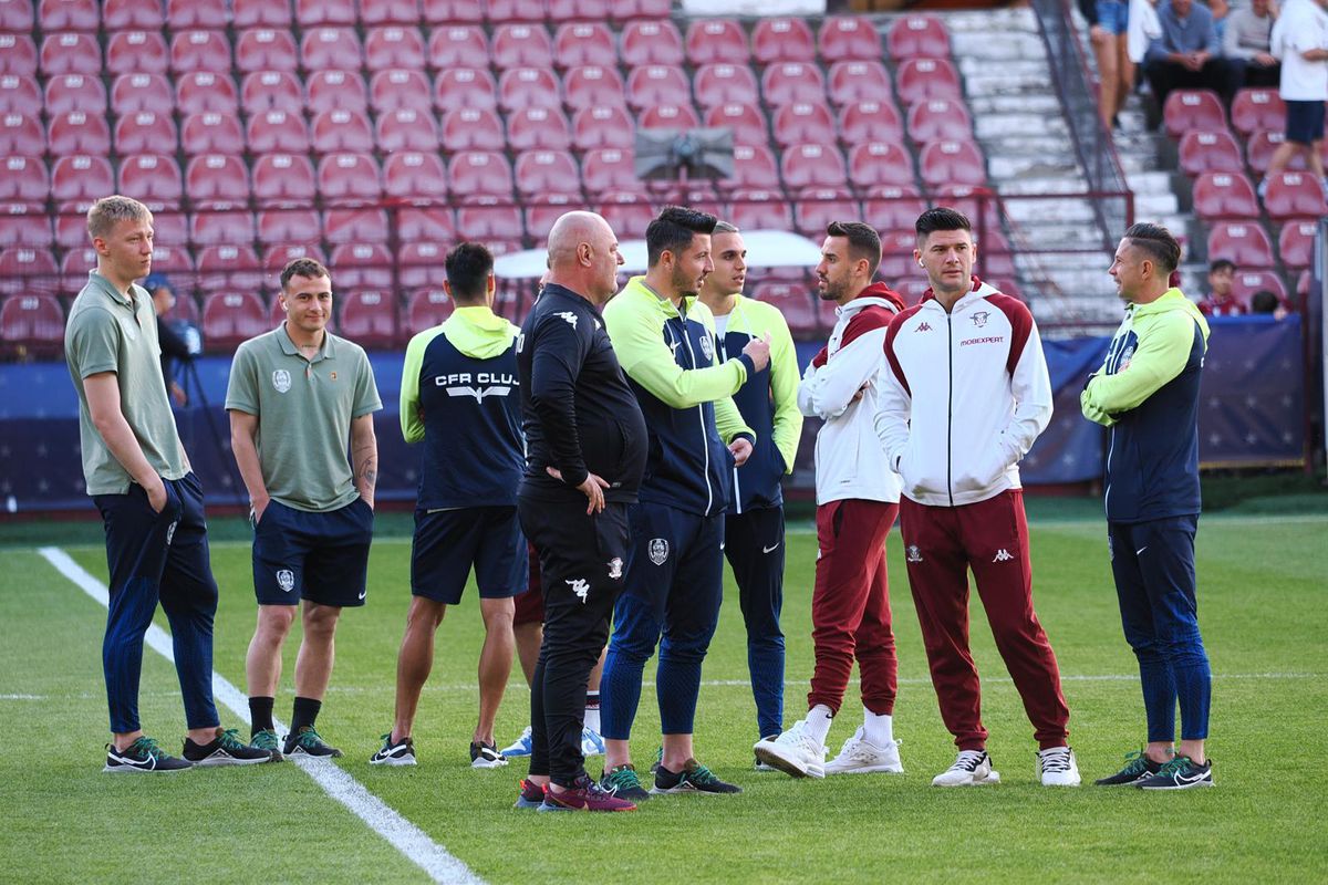 CFR Cluj - Rapid, imagini premergătoare meciului