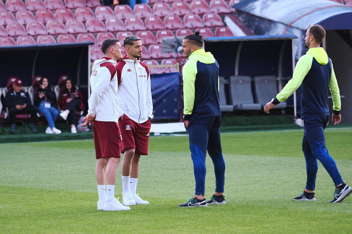 CFR Cluj - Rapid, imagini premergătoare meciului