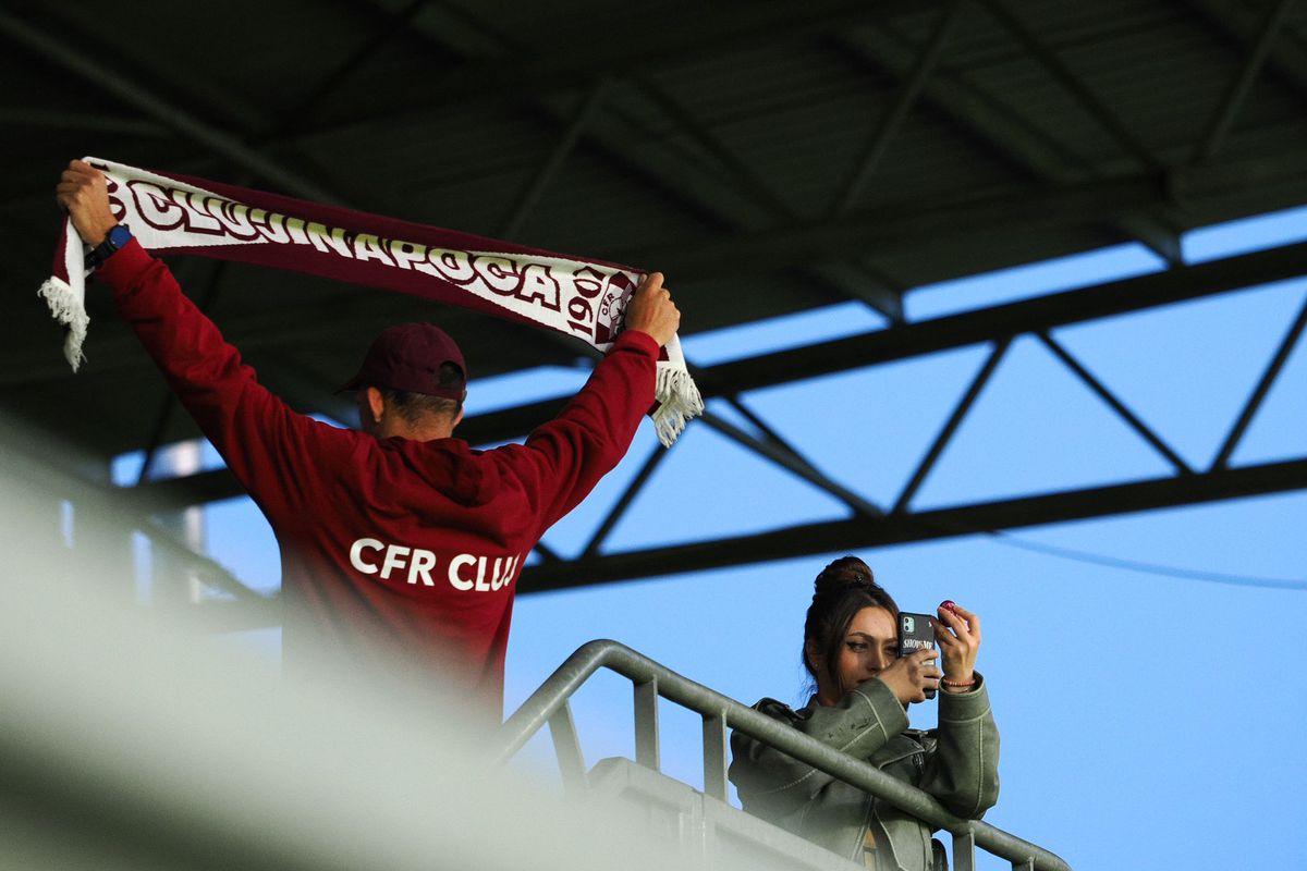 CFR Cluj - Rapid, imagini premergătoare meciului