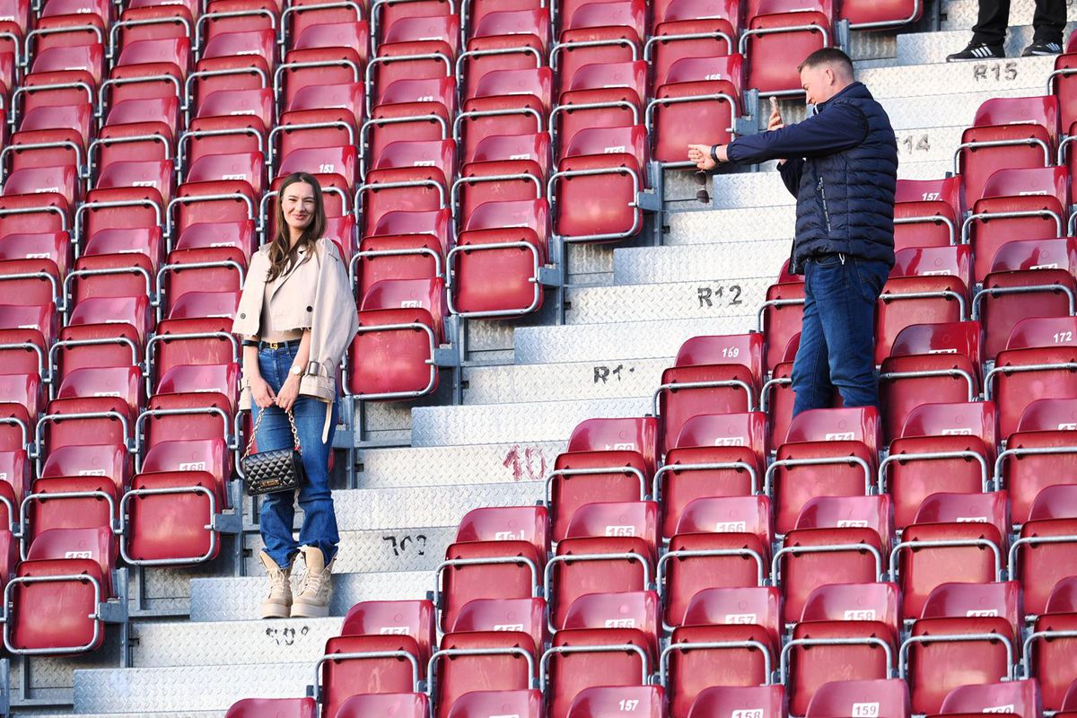 CFR Cluj - Rapid, imagini premergătoare meciului