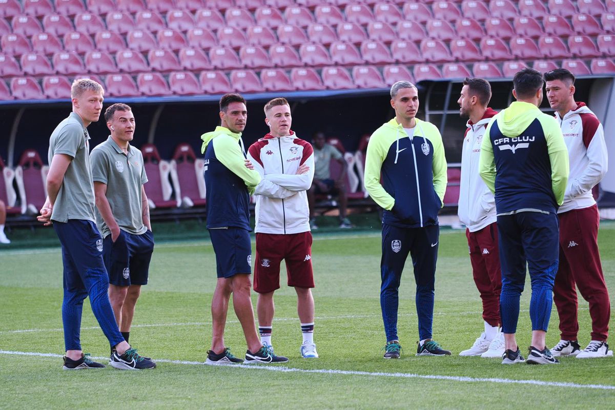 CFR Cluj - Rapid, imagini premergătoare meciului