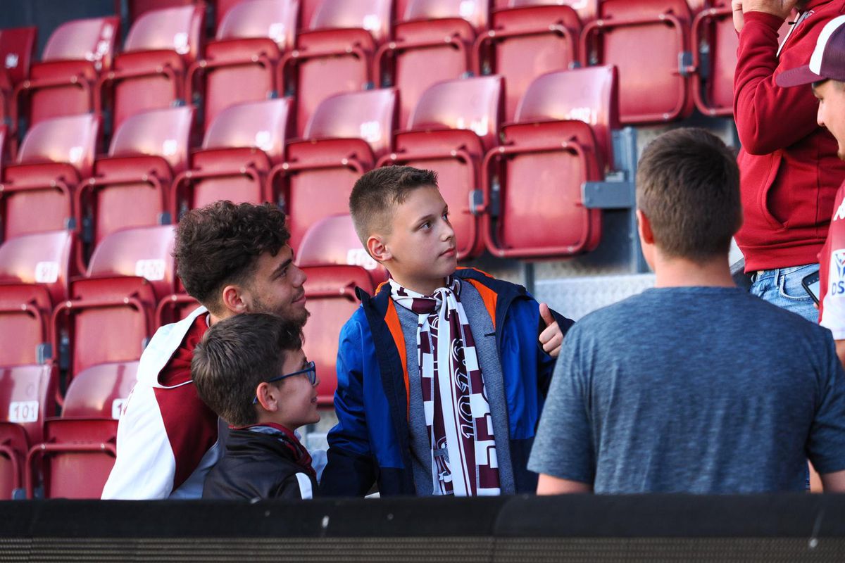 CFR Cluj - Rapid, imagini premergătoare meciului