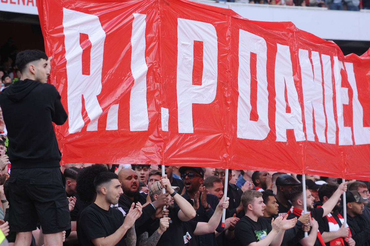Moment de reculegere în memoria lui Daniel, la Arsenal - Bournemouth