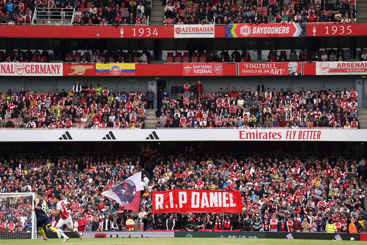Moment de reculegere în memoria lui Daniel, la Arsenal - Bournemouth