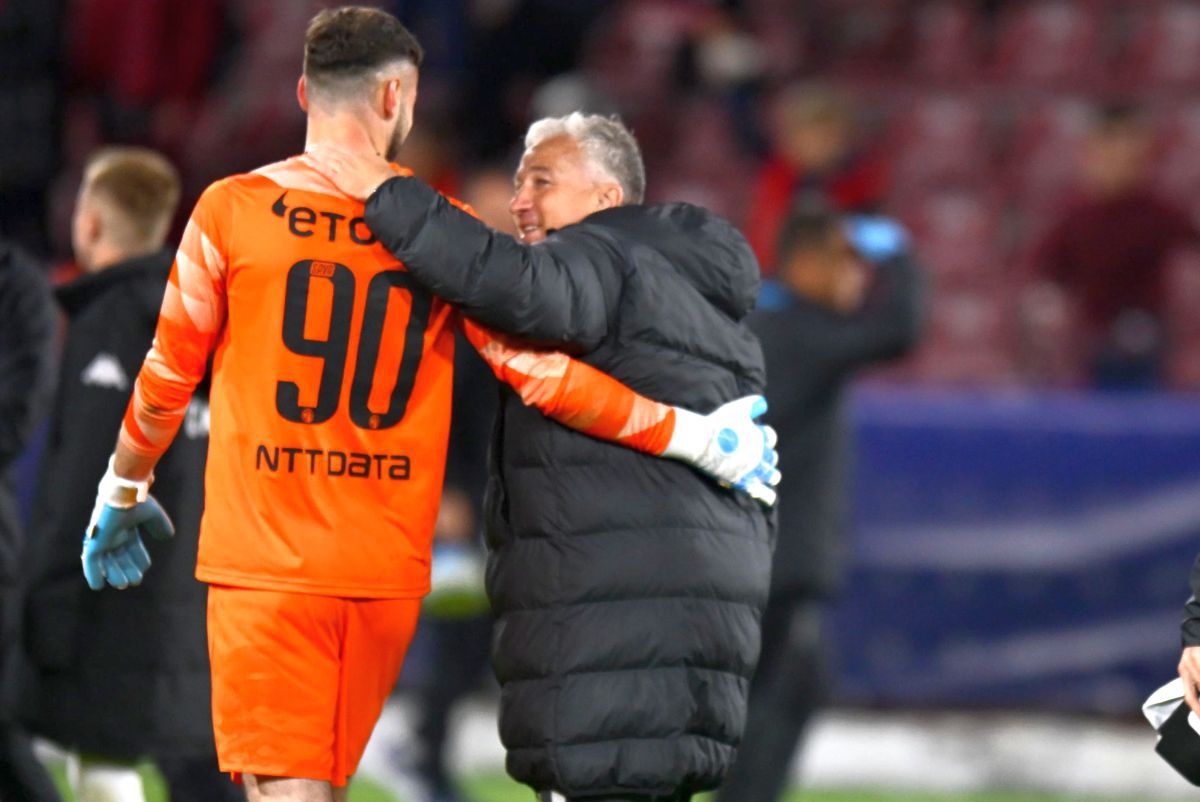 CFR Cluj - Rapid 3-2 » Otele, Sava și geaca-talisman. Dan Petrescu a câștigat norocos 3 puncte imense la revenirea în Gruia