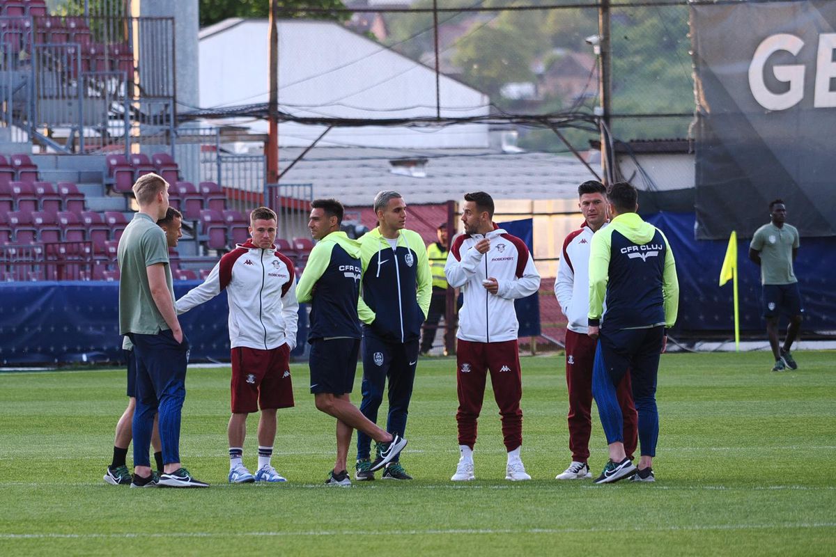 CFR Cluj - Rapid, imagini premergătoare meciului