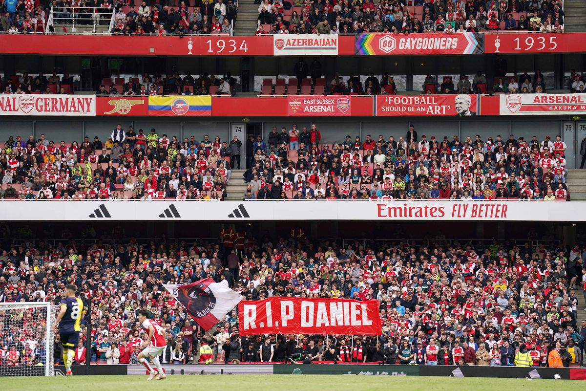 Moment de reculegere în memoria lui Daniel, la Arsenal - Bournemouth
