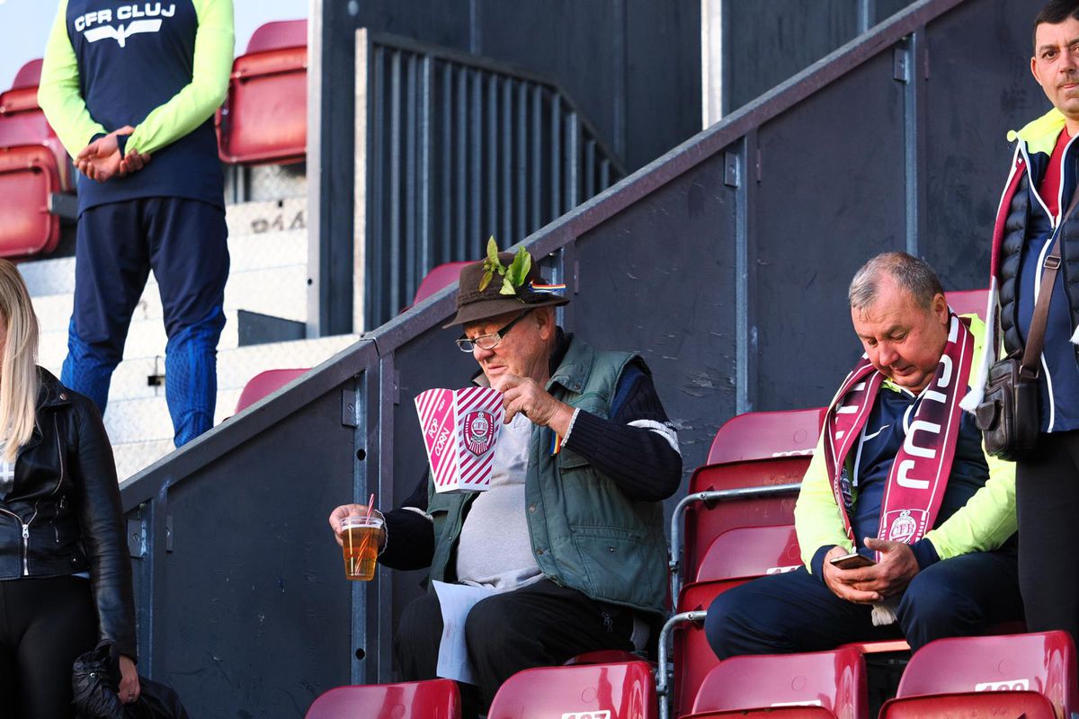 CFR Cluj - Rapid, imagini premergătoare meciului