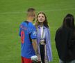 Antonia Salanta și Daniel Bîrligea, după FCSB - Dinamo 3-1, de pe Arena Națională. Foto: Ionuț Iordache (GSP.RO)