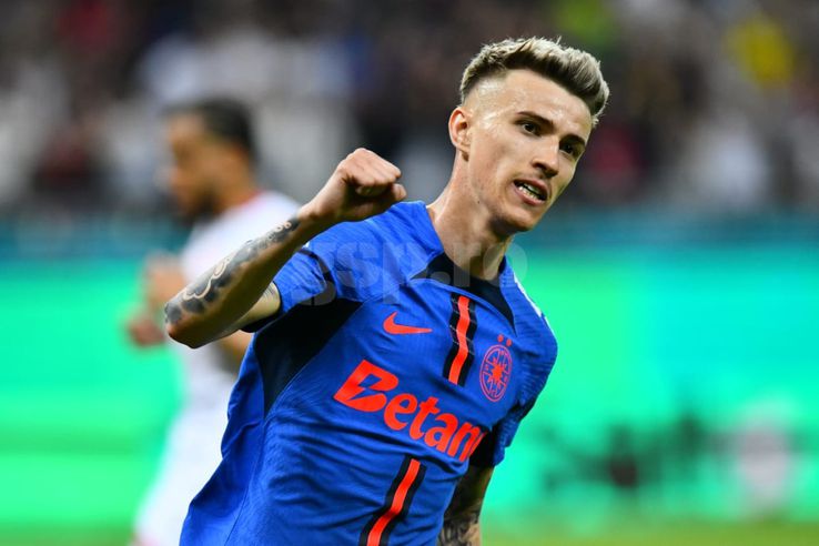 Octavian Popescu în FCSB - Dinamo, cadre surprinse de fotoreporterii Cristi Preda & Ionuț Iordache