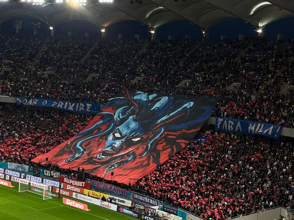 Scenografii în FCSB - Dinamo
