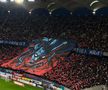 Spectacol în roșu și albastru! Galeria FCSB, superioară în duelul peluzelor: scenografia afișată în derby + dinamoviștii au răspuns cu un citat din Elisabeta Rizea