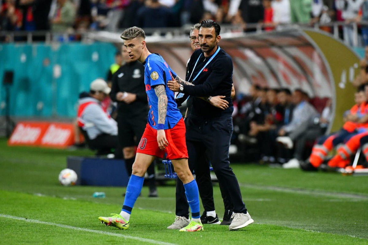 Bucuria lui Mihai Stoica la golurile lui Octavian Popescu în FCSB - Dinamo