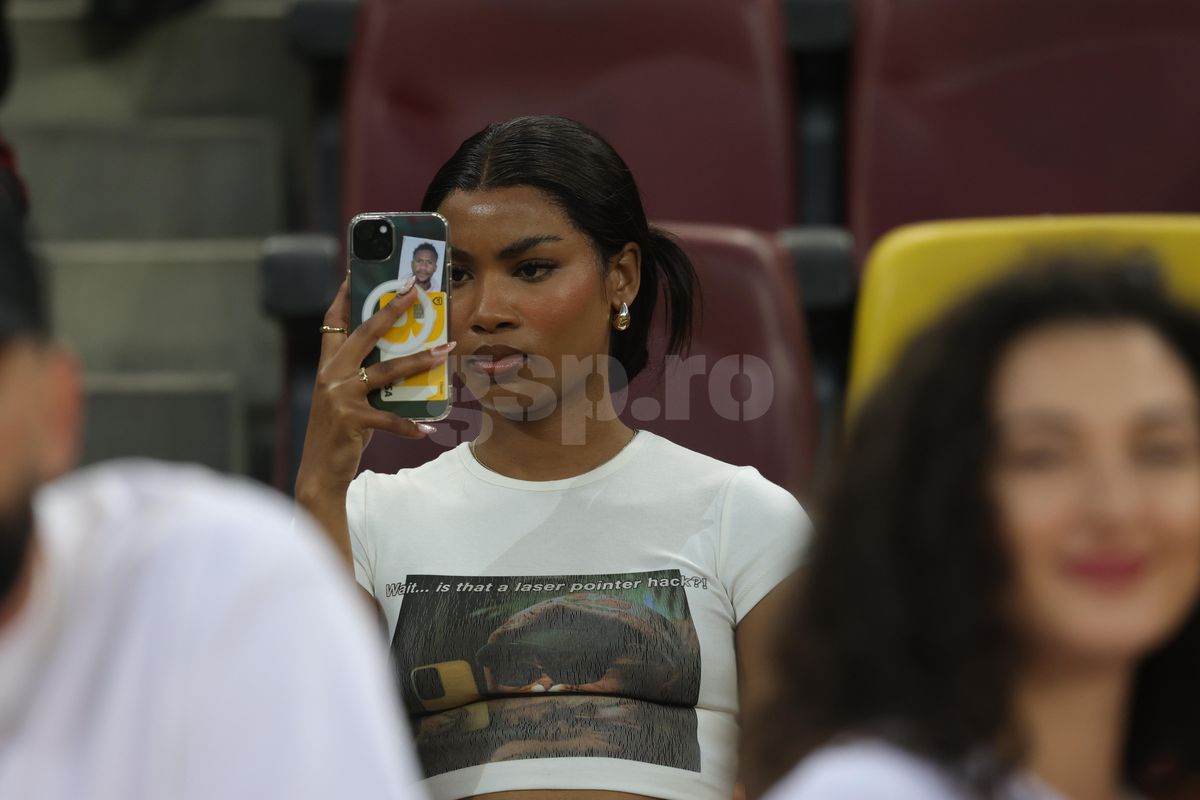 Soția lui Ngezana a atras din nou toate privirile pe Arena Națională » Cum a apărut la derby: detaliile surprinse în tribune