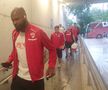 FCSB - Dinamo: sosire echipe