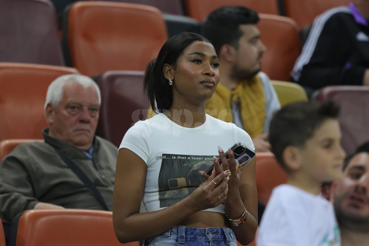 Soția lui Ngezana a atras din nou toate privirile pe Arena Națională » Cum a apărut la derby: detaliile surprinse în tribune
