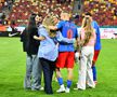 Antonia Salanta și Daniel Bîrligea, după FCSB - Dinamo 3-1, de pe Arena Națională. Foto: Ionuț Iordache (GSP.RO)