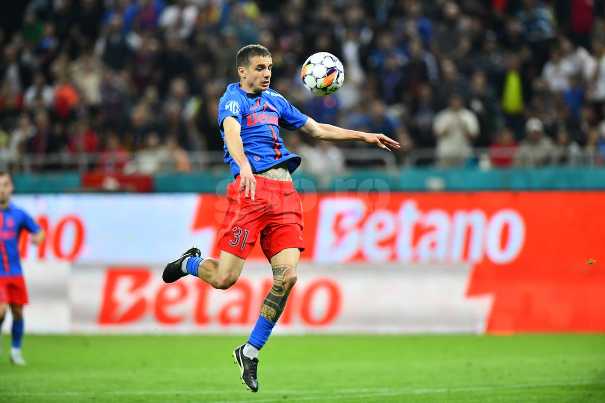 Gigi Becali s-a luat de doi jucători după FCSB - Dinamo: „A dormit pe teren! Voiam să-l scot la pauză”