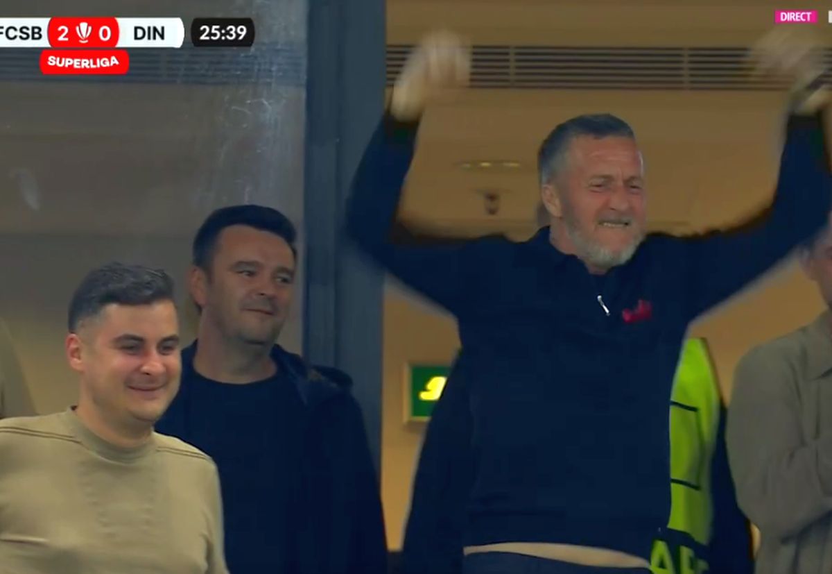 Bucuria lui Mihai Stoica la golurile lui Octavian Popescu în FCSB - Dinamo