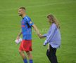 Antonia Salanta și Daniel Bîrligea, după FCSB - Dinamo 3-1, de pe Arena Națională. Foto: Ionuț Iordache (GSP.RO)