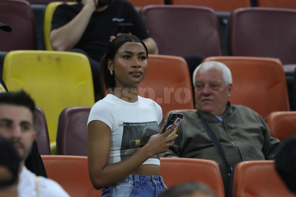Soția lui Ngezana a atras din nou toate privirile pe Arena Națională » Cum a apărut la derby: detaliile surprinse în tribune