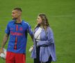 Antonia Salanta și Daniel Bîrligea, după FCSB - Dinamo 3-1, de pe Arena Națională. Foto: Ionuț Iordache (GSP.RO)