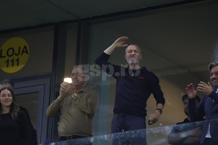 Mihai Stoica în timpul meciului FCSB - Dinamo 3-1, de pe Arena Națională. Foto: GSP.RO