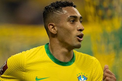 Raphinha în tricoul Braziliei / Foto: Instagram