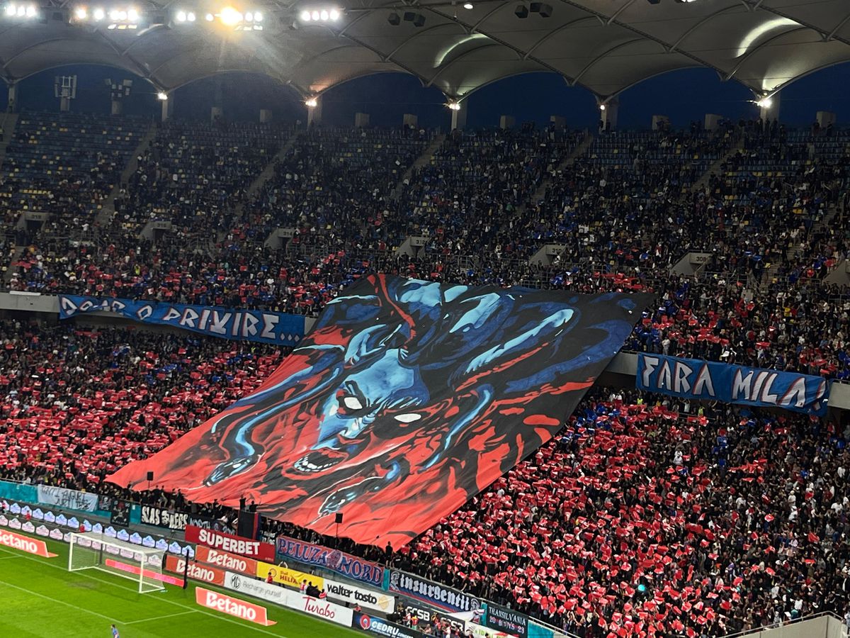 Scenografii în FCSB - Dinamo